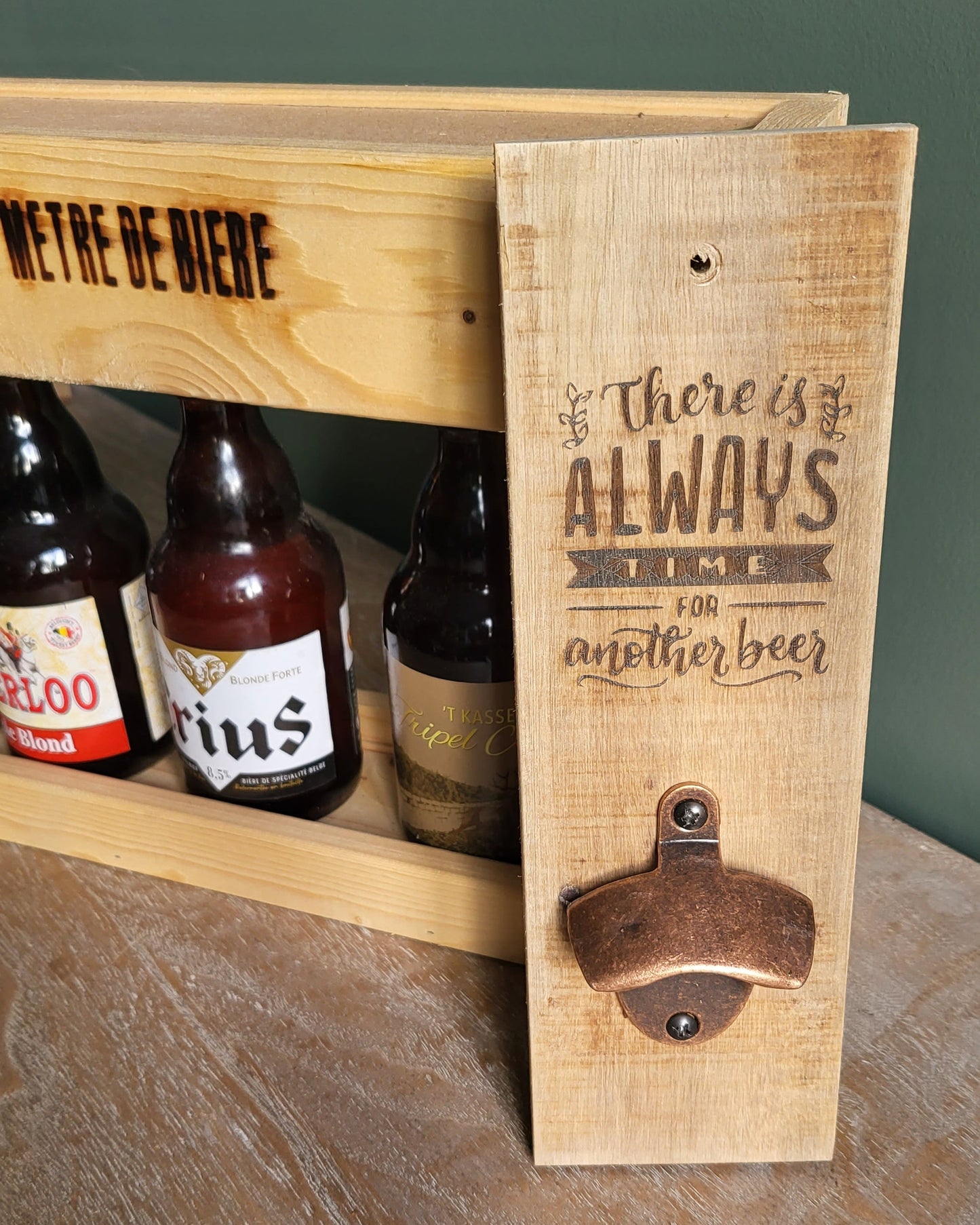 Personalised Wooden Bottle Opener – Custom Engraved Eco-Friendly Bar Accessory for Gifts, Weddings & Home Bars