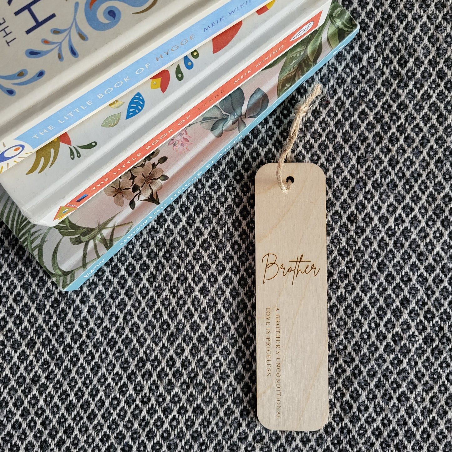 Wooden Bookmark – Handmade, Eco-Friendly, Sustainable Gift with Engraved Quotes