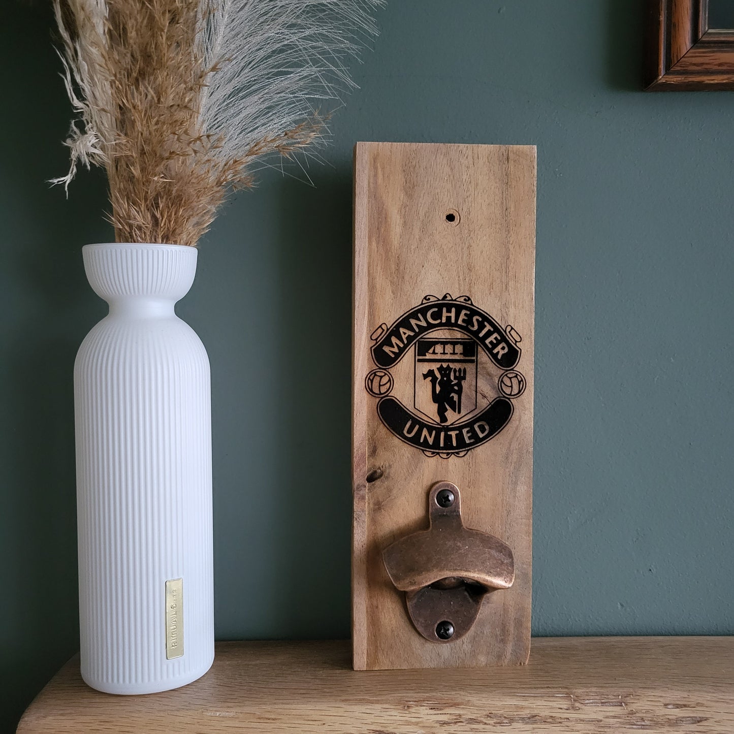 Personalised Wooden Bottle Opener – Custom Engraved Eco-Friendly Bar Accessory for Gifts, Weddings & Home Bars