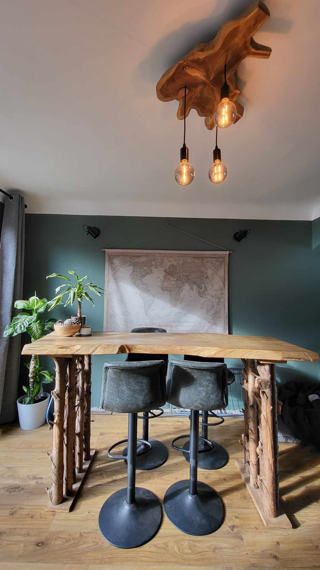 Wooden Ceiling Light