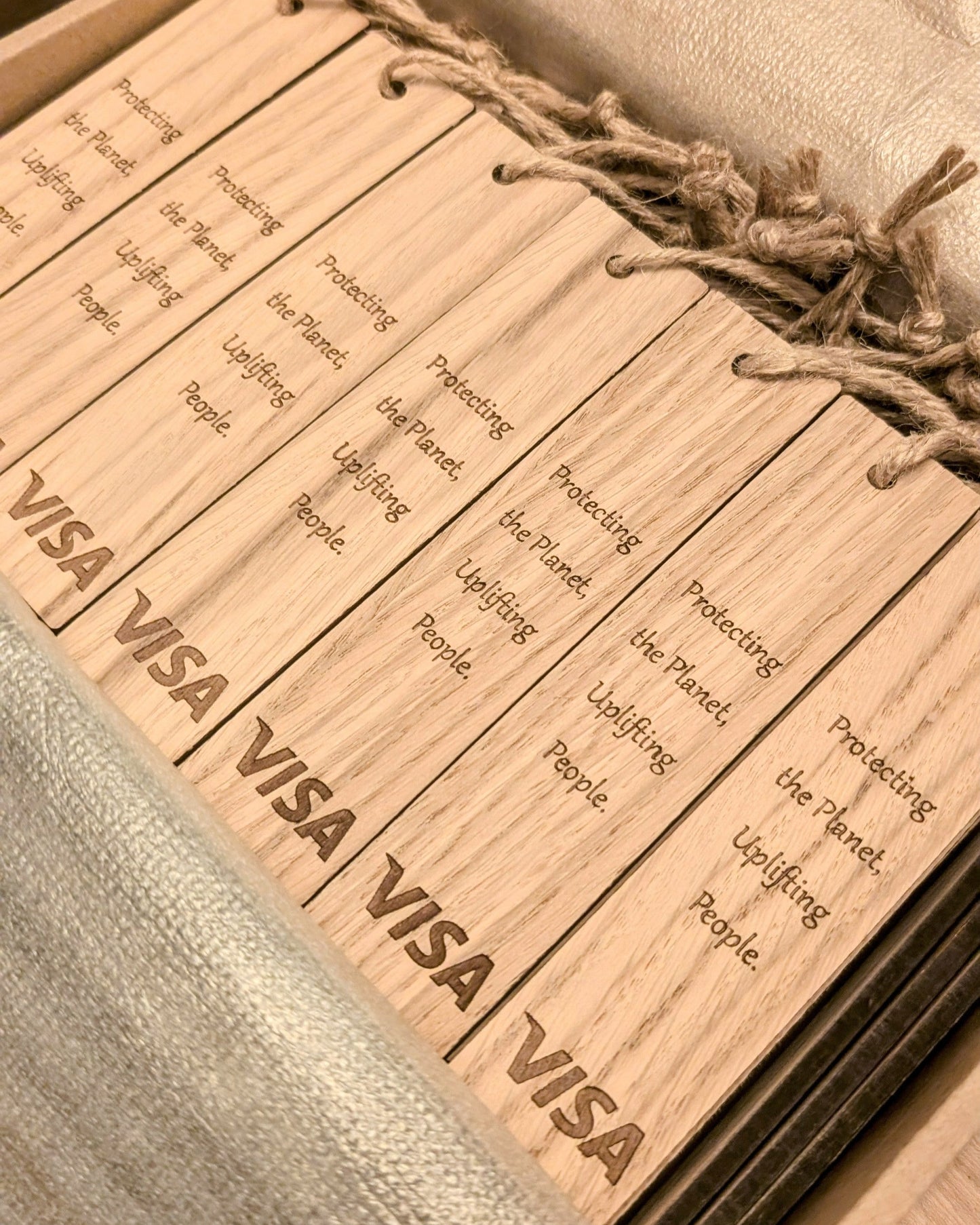 Personalised Wooden Bookmark with Logo – Custom Engraved Eco-Friendly Promotional Gift for Businesses & Events