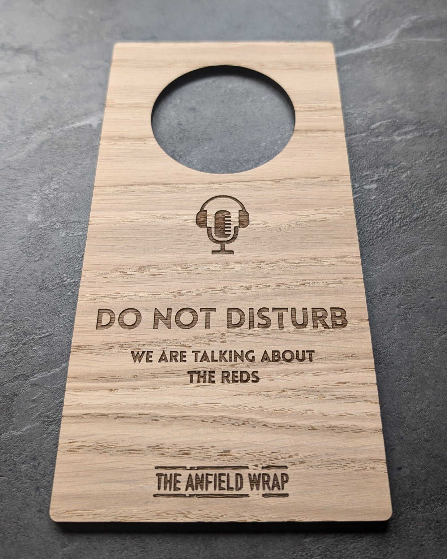 Personalised Wooden Door Hanger – Custom Engraved Sustainable Sign for Home or Business