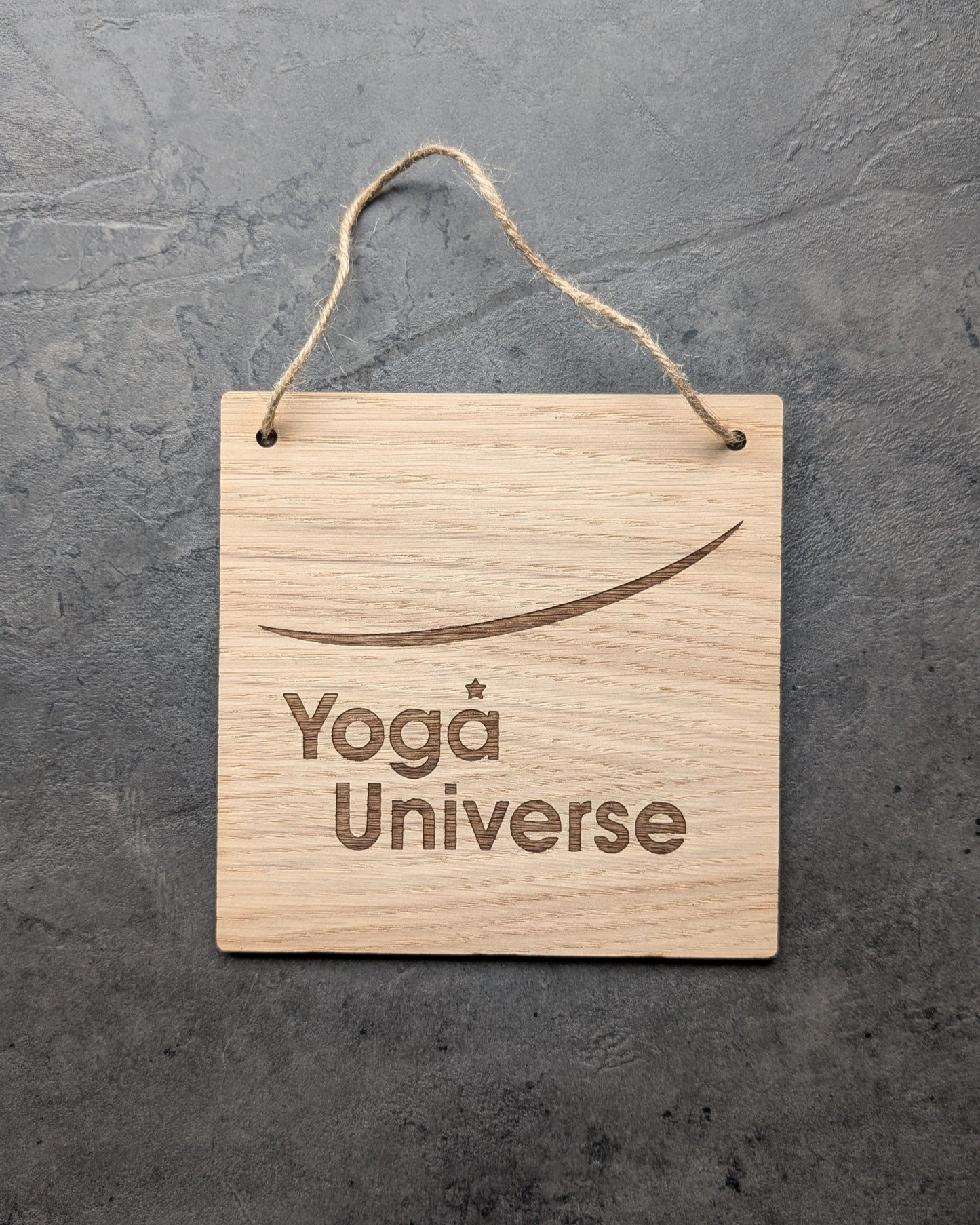 Personalised Wooden Welcome Sign with Custom Logo – Eco-Friendly, Handcrafted Business Display for Offices, Shops, and Events