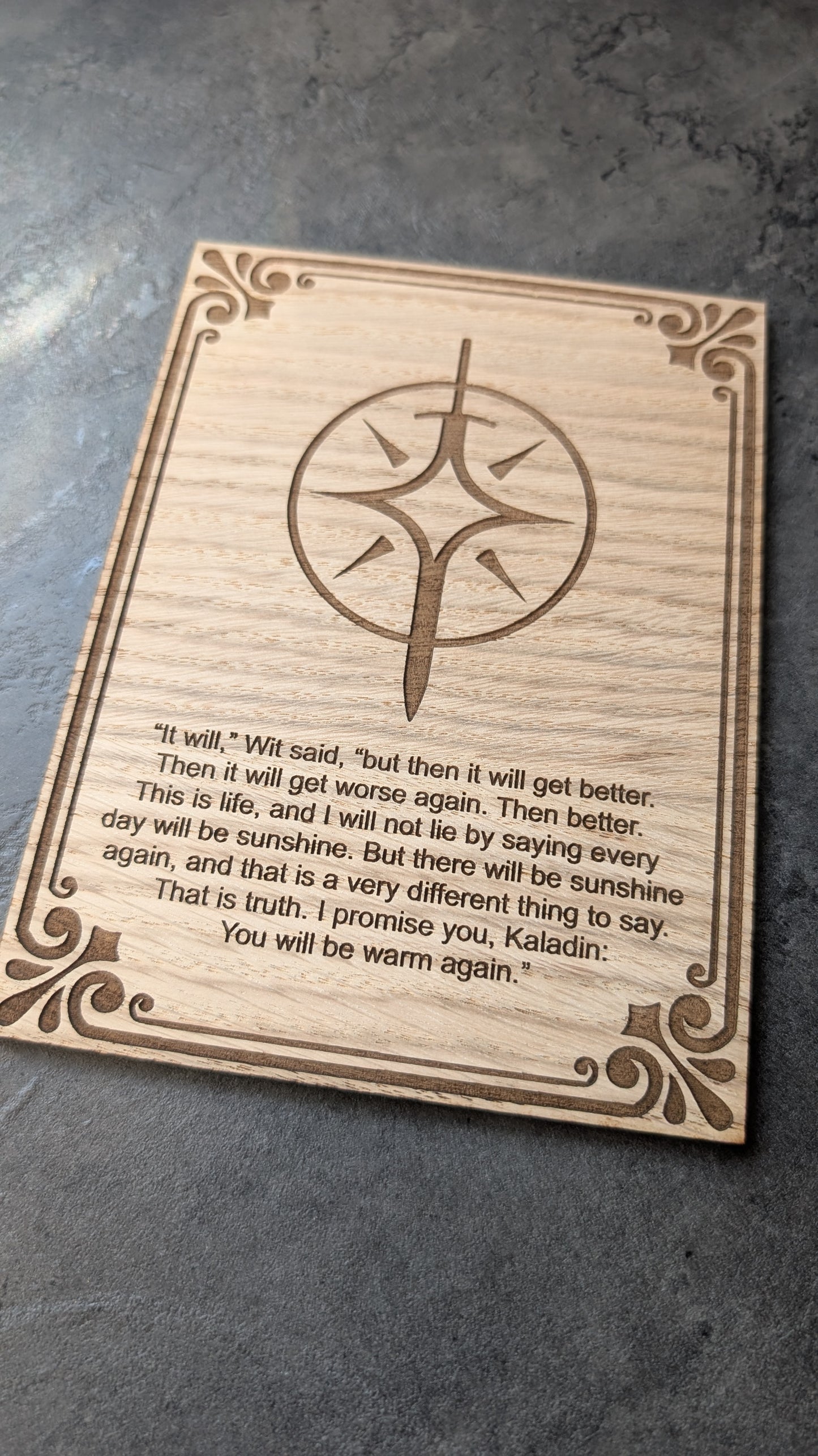 Personalised Wooden Picture Frame – Custom Engraved Oak Veneer Photo Display
