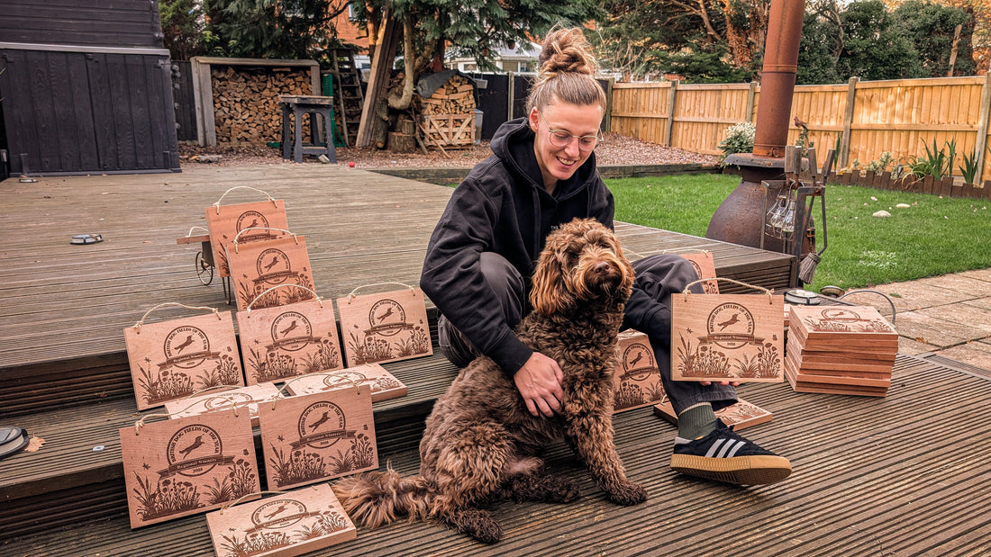 50 Wooden Signs for the British Dog Fields Awards 2025