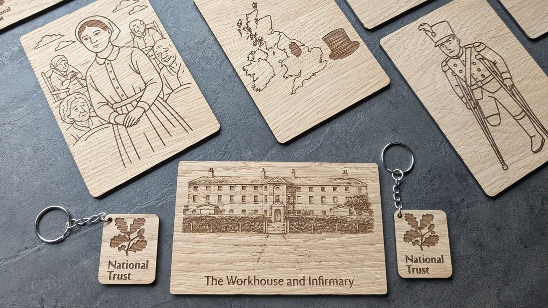 Interactive Wooden Learning Cards for National Trust The Workhouse | Handmade Educational Design