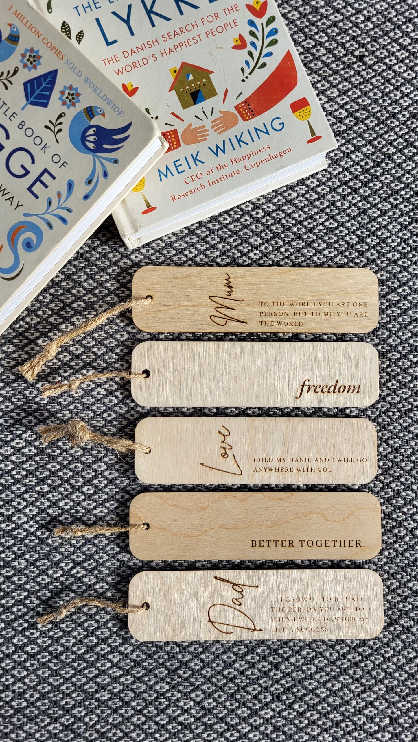 Personalised Wooden Bookmark – Custom Engraved Eco-Friendly Reading Gift with Quote or Name – Sustainable Gift for Book Lovers, Students & Teachers