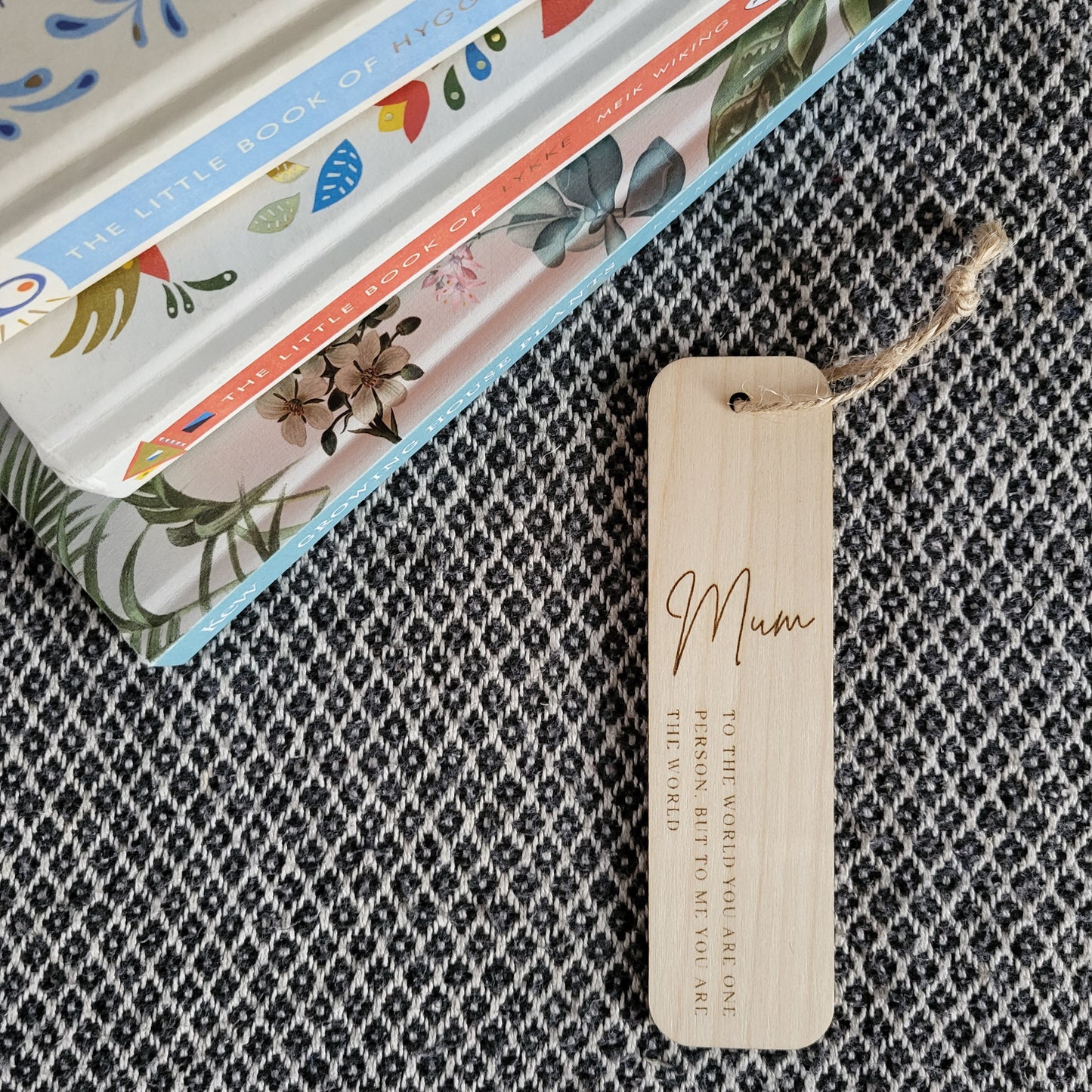 Personalised Wooden Bookmark – Custom Engraved Eco-Friendly Reading Gift with Quote or Name – Sustainable Gift for Book Lovers, Students & Teachers