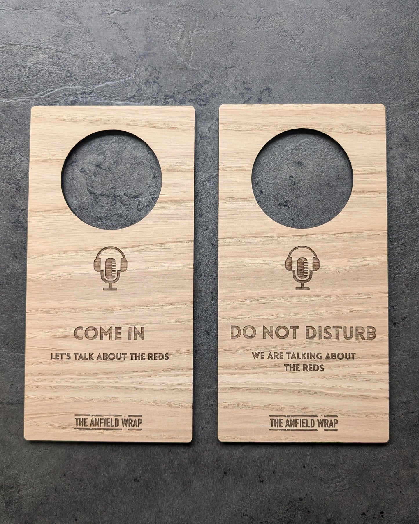 Personalised Wooden Door Hanger – Custom Engraved Sustainable Sign for Home or Business